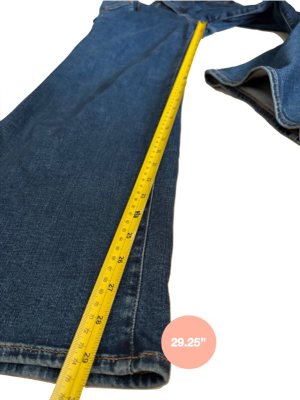 Madewell womens jeans size 28 blue wide leg high rise stretch denim - Picture 12 of 15